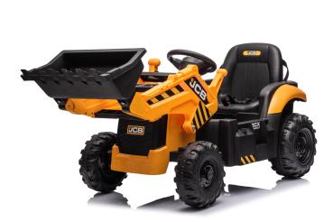 Preview: Elektro Kinder Bagger JCB Pushdozer mit Schaufel 2x30W 12V/7Ah